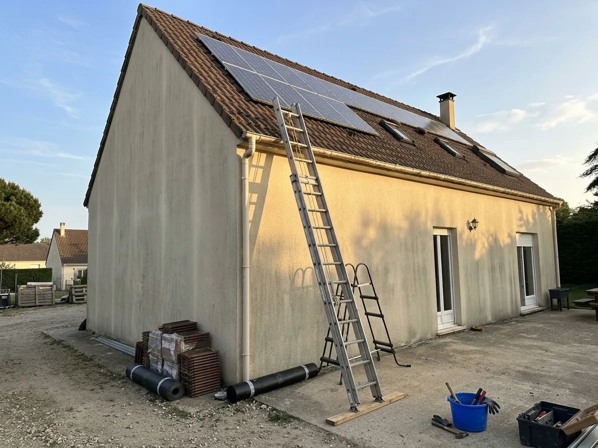 Démoussage de toiture à Dammarie-les-Lys