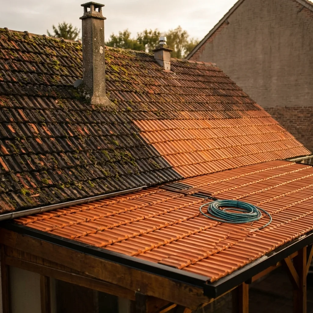 Démoussage de toiture à Dammarie-les-Lys