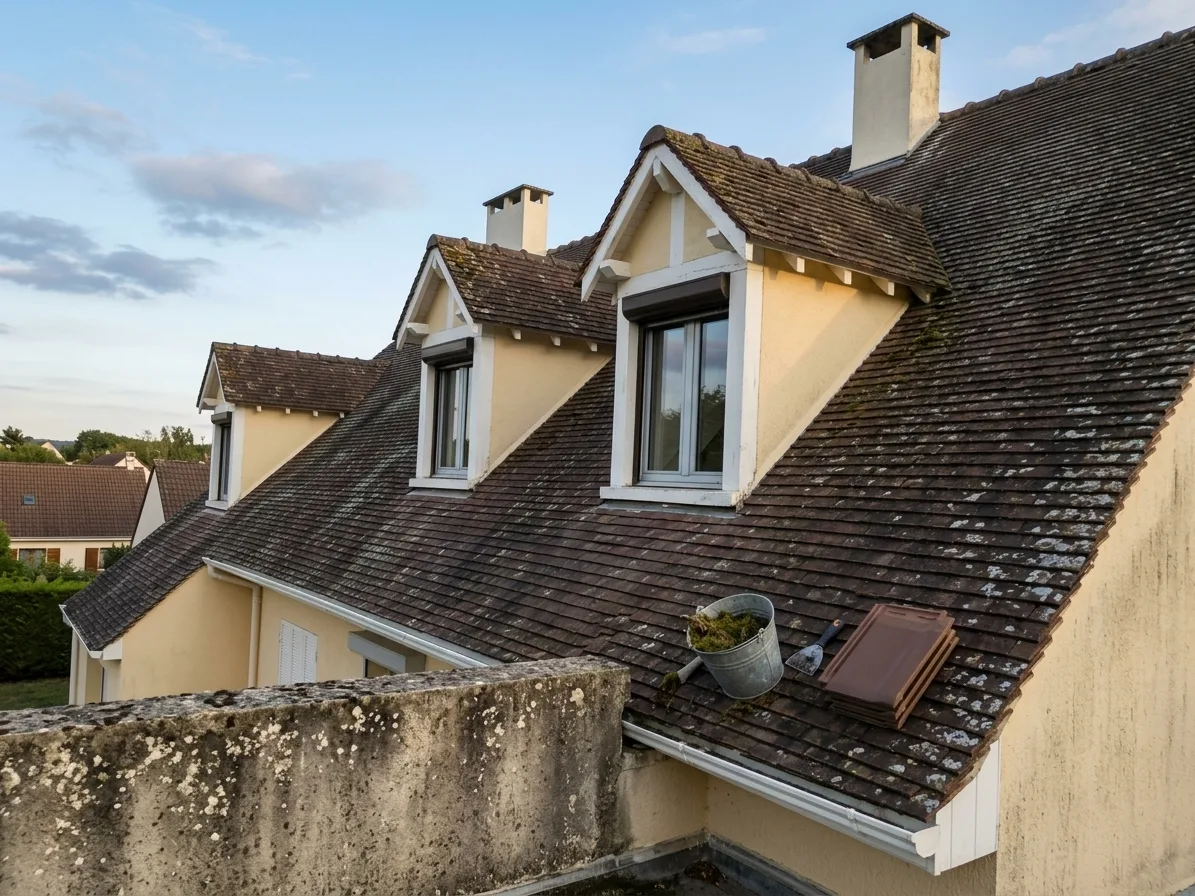 Démoussage de toiture à Dammarie-les-Lys